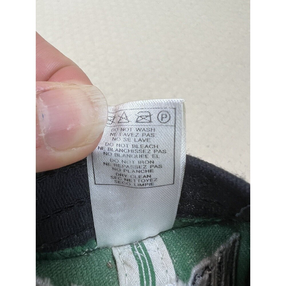 Boston Celtics Baseball Hat Adidas Flatbrim Flex Fit Climalite On Court | S/M - Picture 11 of 11